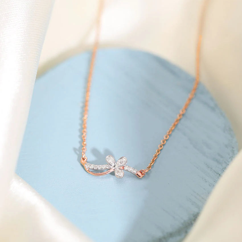 The Floral Diamond Necklace